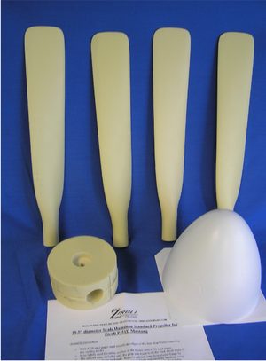 Hamilton Standard Scale Static Propeller Kit (4 Blades)