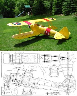 PT-17 Kaydet/Stearman 77" Plan