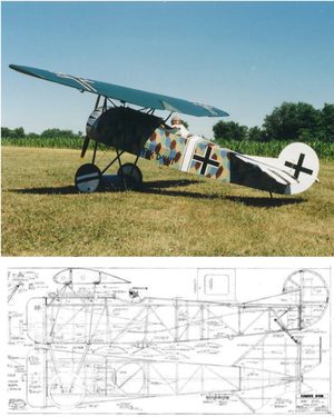Ron Weiss Fokker DVIII  Plan