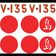A6M5 Zero (V-135) Vinyl Graphics