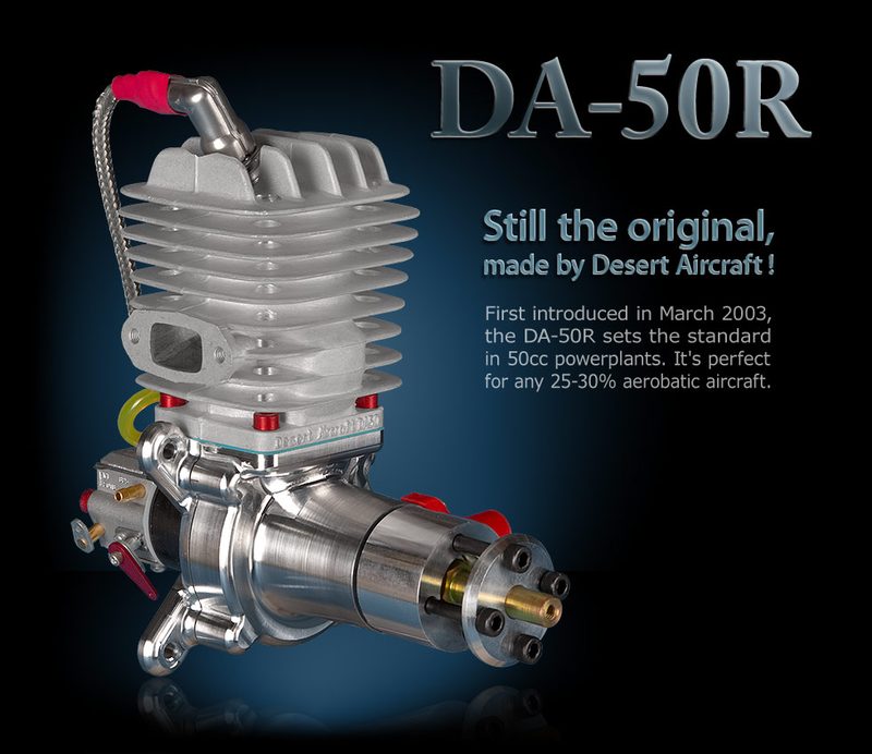 Desert Aircraft Engines DA 50R, DA 60, DA 70, DA 85  w/ Electronic Ignition 