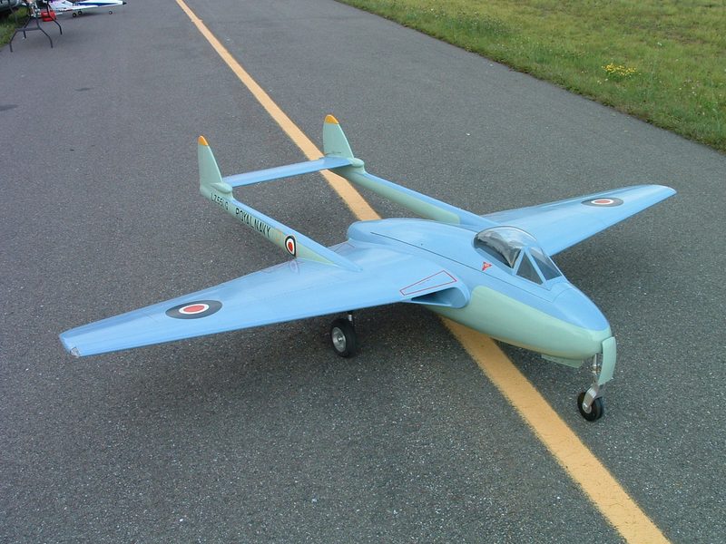 Sterner 1/4 Scale De Havilland DH.100 Vampire Plan