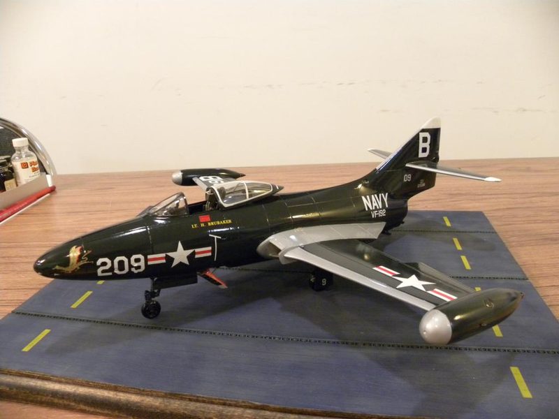 F9F Panther 209 Golden Dragon with Digitally printed nose art