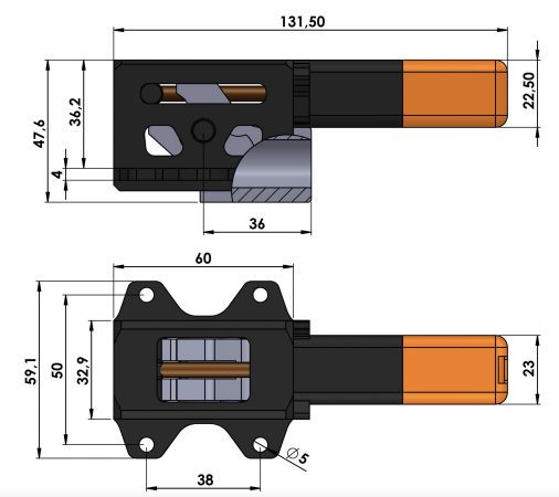 Beech D18 C45 Ziroli retracts - Geartech replacement for ROBART