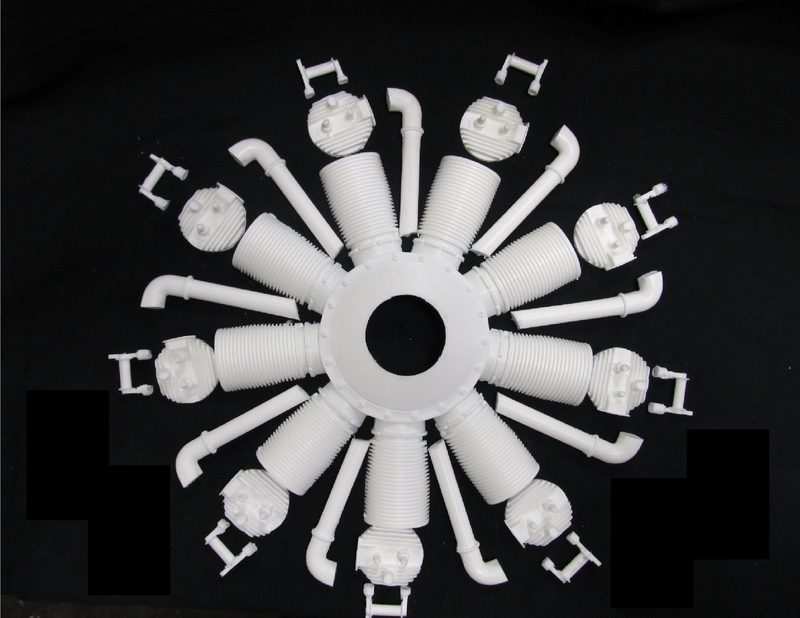 Le Rhone 9J 1/3 Scale Cast Resin Kit