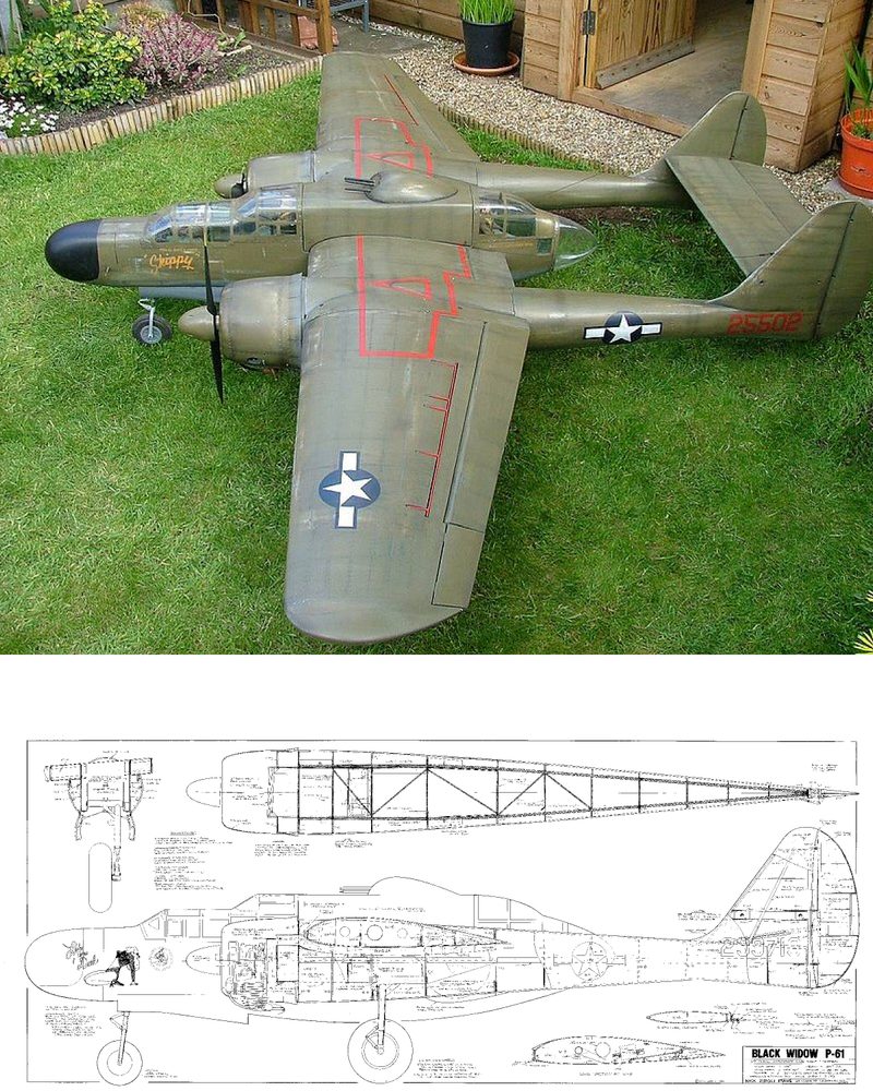 P-61 Black Widow Plan