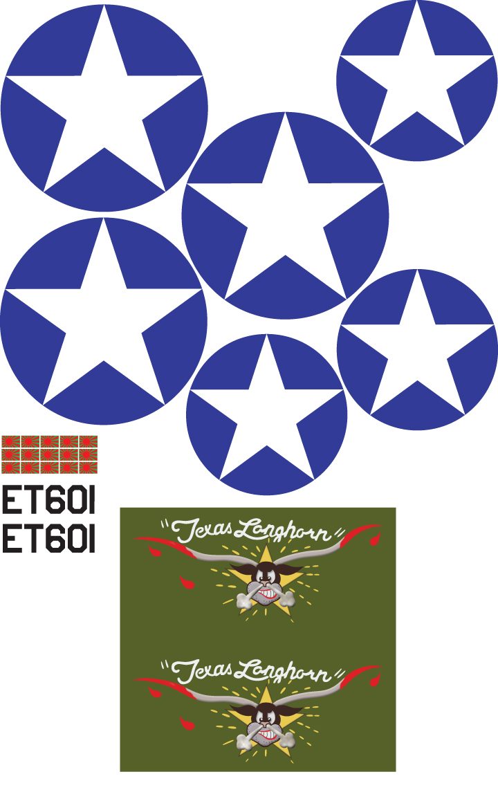 P-40 Warhawk Vinyl Graphics