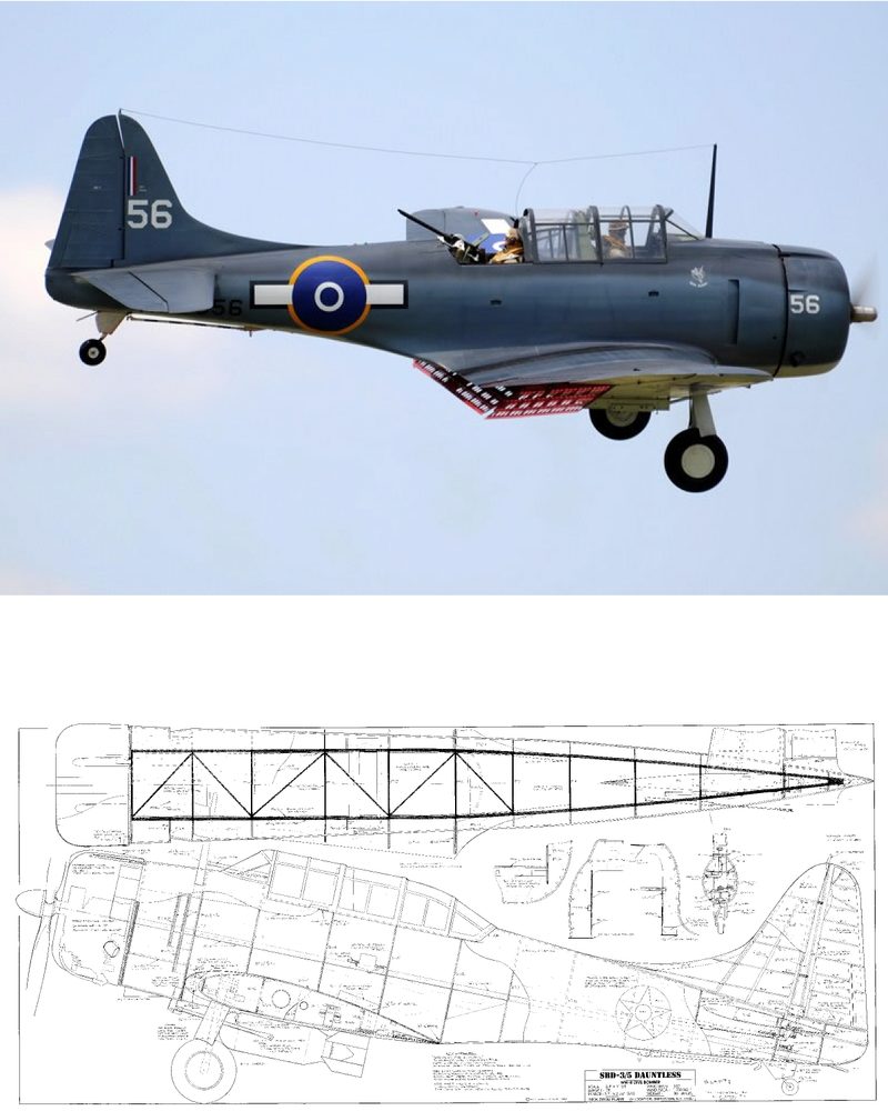 SBD Dauntless Plan