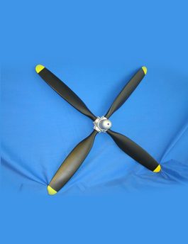 Hamilton Standard Scale Static Propeller 4-Blade (Non-Painted)