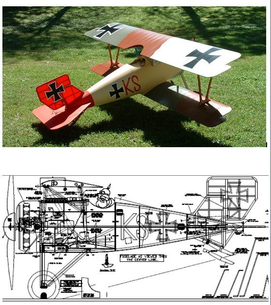 Sterner 1/3 Scale Siemens Schuckert SSW D.III Plan