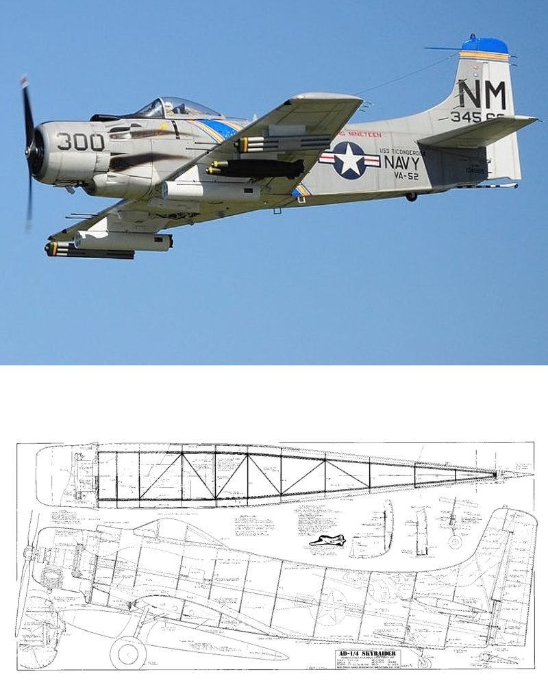 AD-1 Skyraider Plan