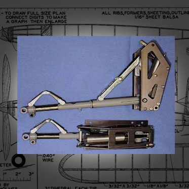  HELLCAT F6F Ziroli landing gear - Geartech replacement for ROBART