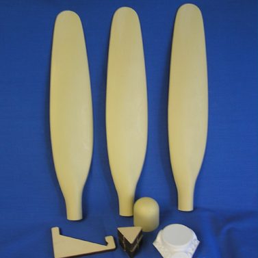 Hamilton Standard Scale Static Propeller Kit (3 Blades)